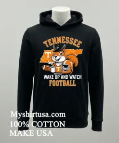 Tennessee Volunteers Football Squirrel Wake Up And Watch Shirt