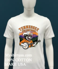 Tennessee Volunteers Mascot Wolf Plays The Guitar Shirt