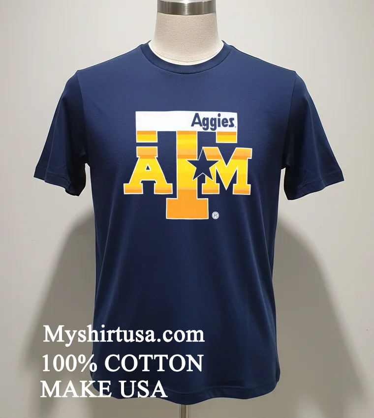 Texas Am Aggies Logo Shirt Navy Shirt