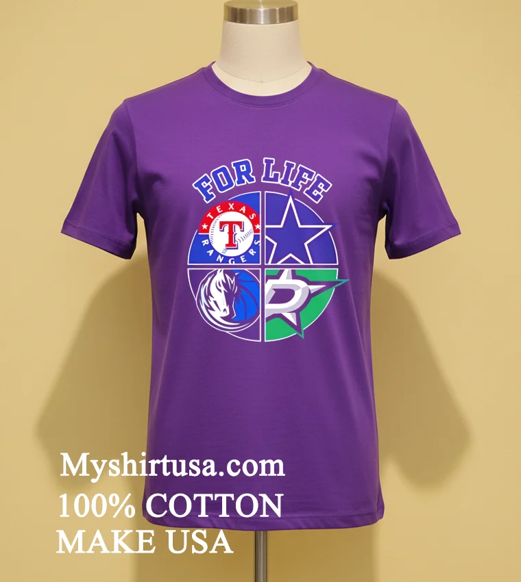Texas For Life Logo Sports 2026 Shirt - purple-shirt Texas For Life Logo Sports 2026 Shirt Purple Shirt