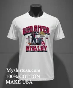 Texas Longhorns Vs. Oklahoma Sooners Comfortwash Red River Rivalry Big Tex Shirt