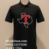 Texas Rangers Mlb Team Logo State Outline Shirt Balck Shirt