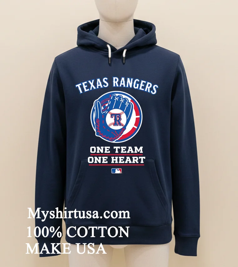 Texas Rangers One Team One Heart Mlb Shirt - navy-shirt Texas Rangers One Team One Heart Mlb Shirt Navy Shirt 1