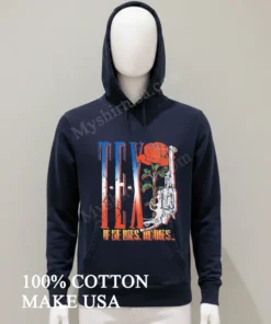 Texas Rose And Revolver If He Dies He Dies funny america t-shirts