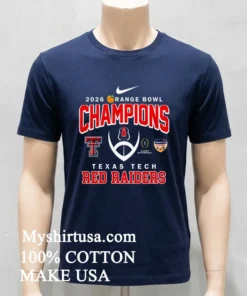 Texas Tech Red Raiders Ncaa 2026 Cotton Bowl Champions Shirt Navy Shirt