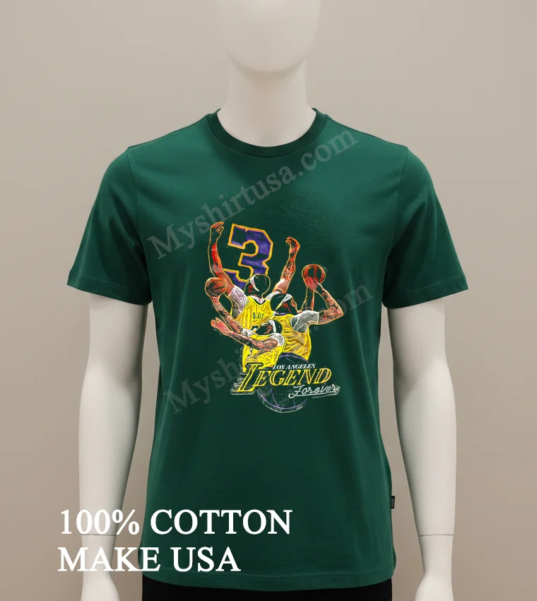 Thank You Anthony Davis Los Angeles Lakers Forever funny america t-shirts - green-shirt Thank You Anthony Davis Los Angeles Lakers Forever Shirt Green Shirt