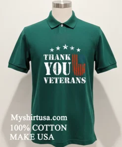 Thank You Veterans American Flag Retro Shirt