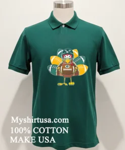Thanksgiving Turkey Green Bay Packers Shirt