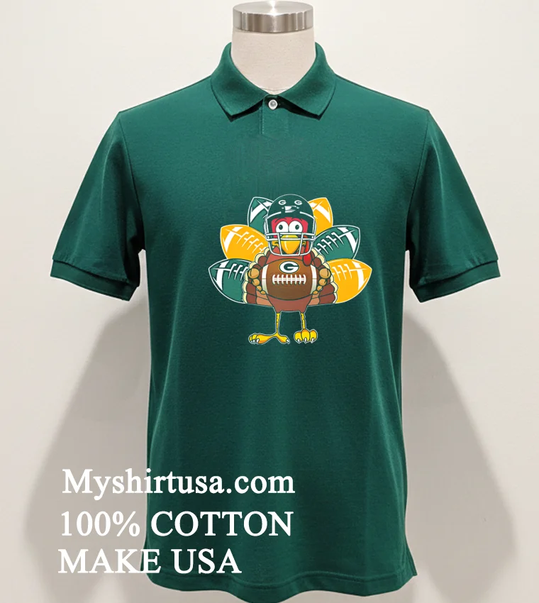 Thanksgiving Turkey Green Bay Packers Shirt - green-shirt Thanksgiving Turkey Green Bay Packers Shirt Green Shirt
