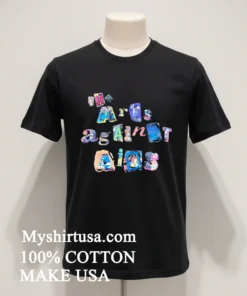 The Arts Against Aids Colorful Ransom Note funny america t-shirts