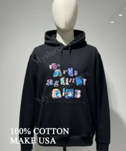 The Arts Against Aids Colorful Ransom Note funny america t-shirts