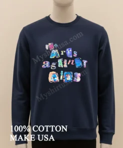 The Arts Against Aids Colorful Ransom Note funny america t-shirts