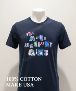 The Arts Against Aids Colorful Ransom Note funny america t-shirts