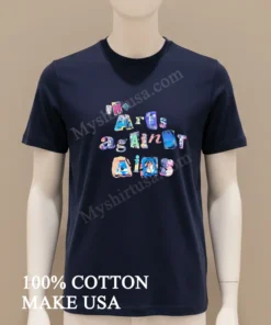 The Arts Against Aids Colorful Ransom Note funny america t-shirts