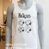 The Beagles Snoopy Faces Music Band Parody Shirt White T Shirt 4