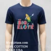 The Big Elote Cartoon Corn Shirt Navy Shirt