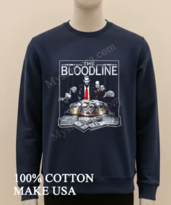 The Bloodline Roman Reigns Paul Heyman Usos Money Championship funny america t-shirts