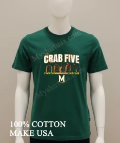 The Crab Five Lineup Maryland Basketball funny america t-shirts