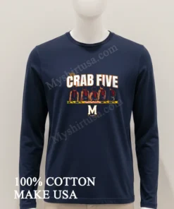 The Crab Five Lineup Maryland Basketball funny america t-shirts