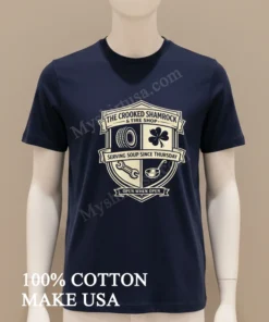 The Crooked Shamrock Tire Shop Serving Soup Since Thursday funny america t-shirts