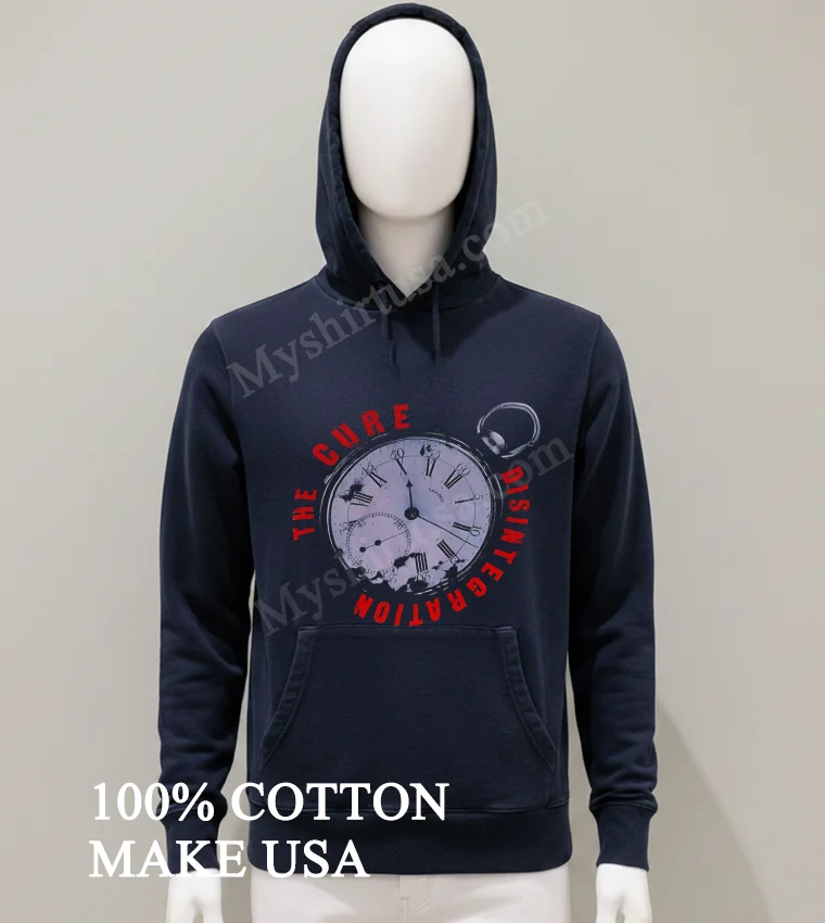 The Cure Disintegration Vintage Pocket Watch Roman Numeral funny america t-shirts - balck-shirt The Cure Disintegration Vintage Pocket Watch Roman Numeral Shirt Balck Shirt