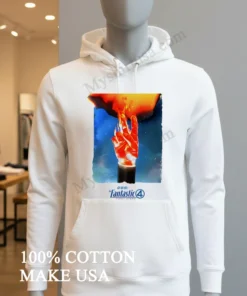 The Fantastic 4 First Steps Human Torch Marvel Studio funny america t-shirts