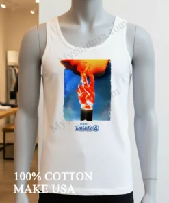 The Fantastic 4 First Steps Human Torch Marvel Studio funny america t-shirts