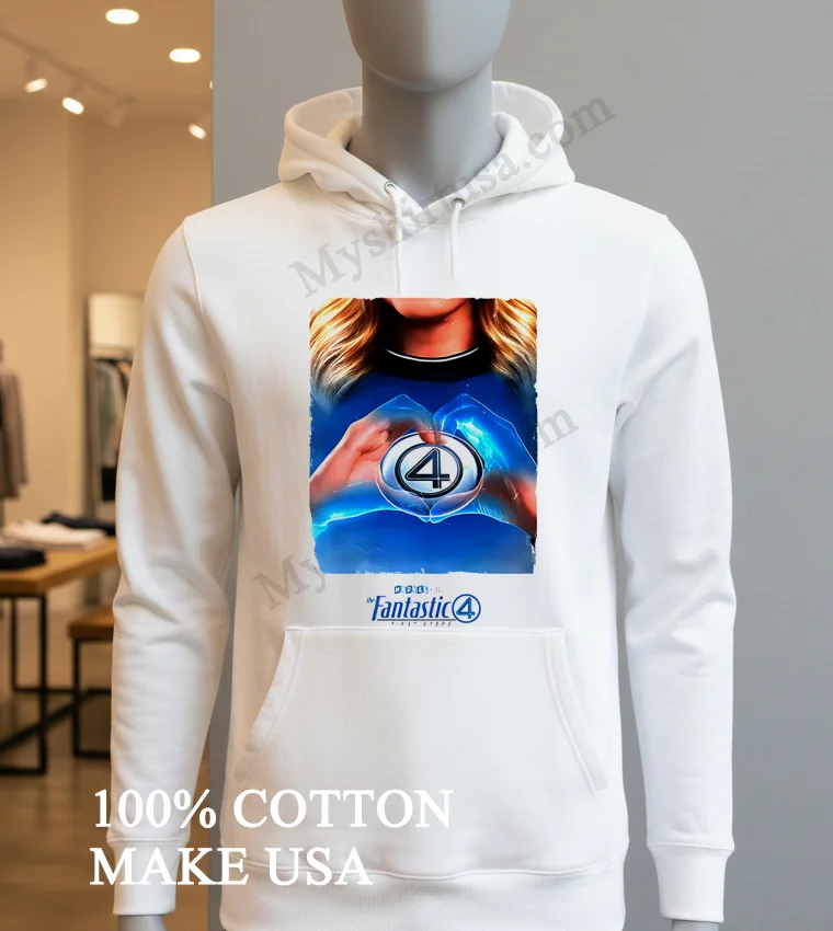 The Fantastic 4 First Steps Invisible Woman Marvel Studio Shirt Hoodie Shirt
