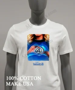 The Fantastic 4 First Steps Invisible Woman Marvel Studio funny america t-shirts