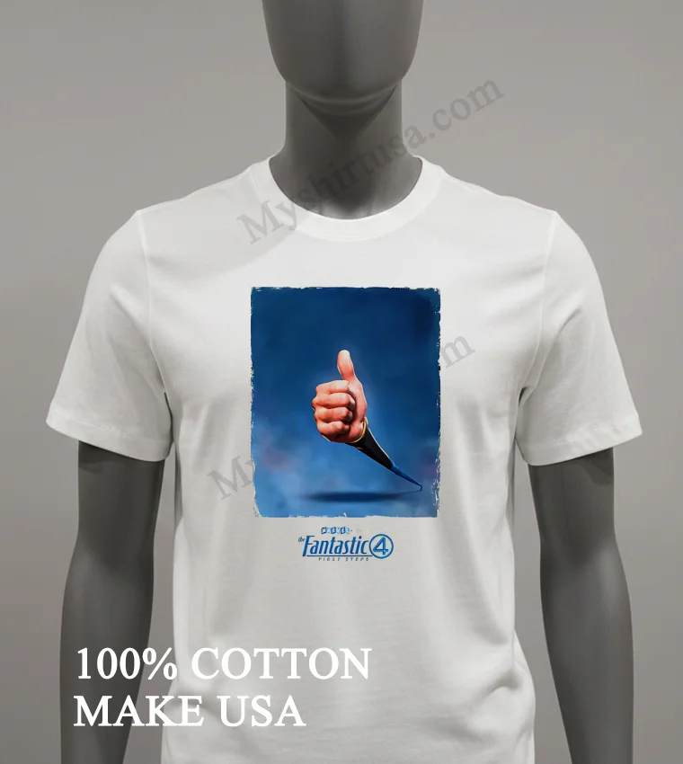 The Fantastic 4 First Steps Mister Fantastic Marvel Studio Shirt White T Shirt 2
