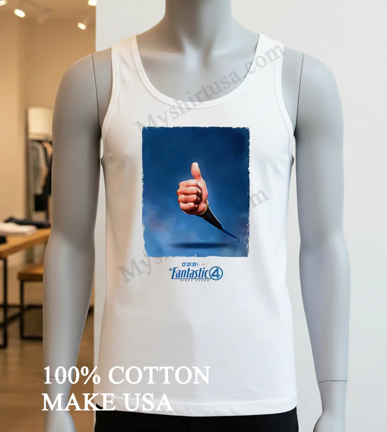 The Fantastic 4 First Steps Mister Fantastic Marvel Studio Shirt White T Shirt 3