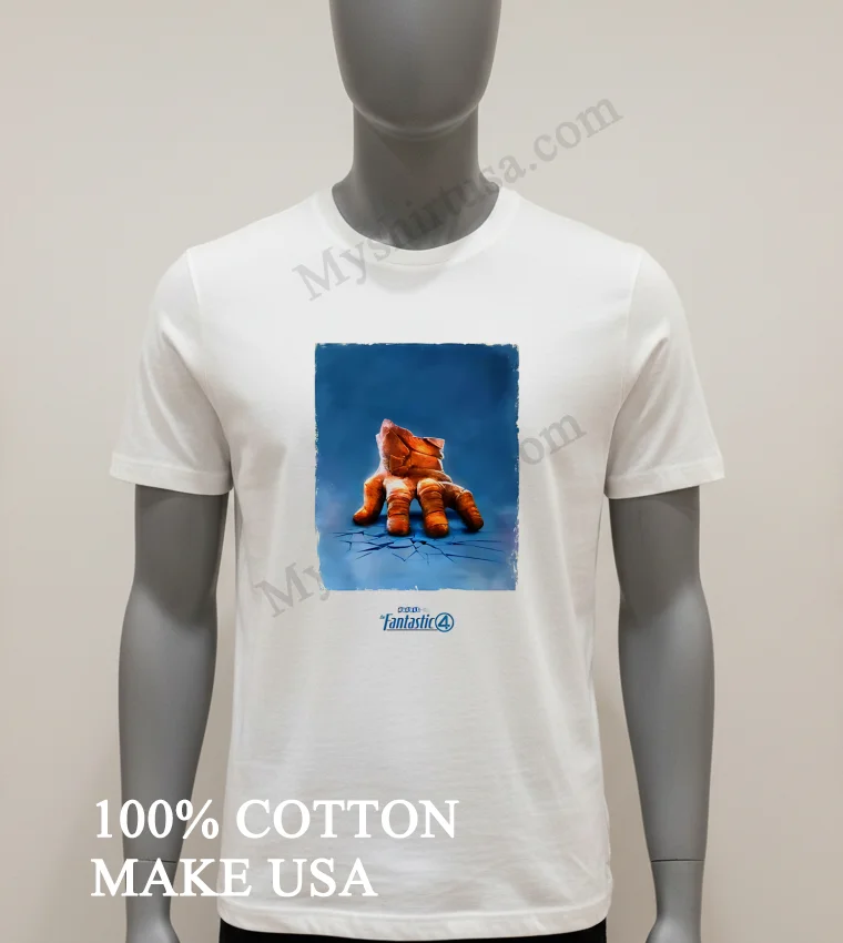 The Fantastic 4 First Steps The Thing Marvel Studio Shirt White T Shirt 1