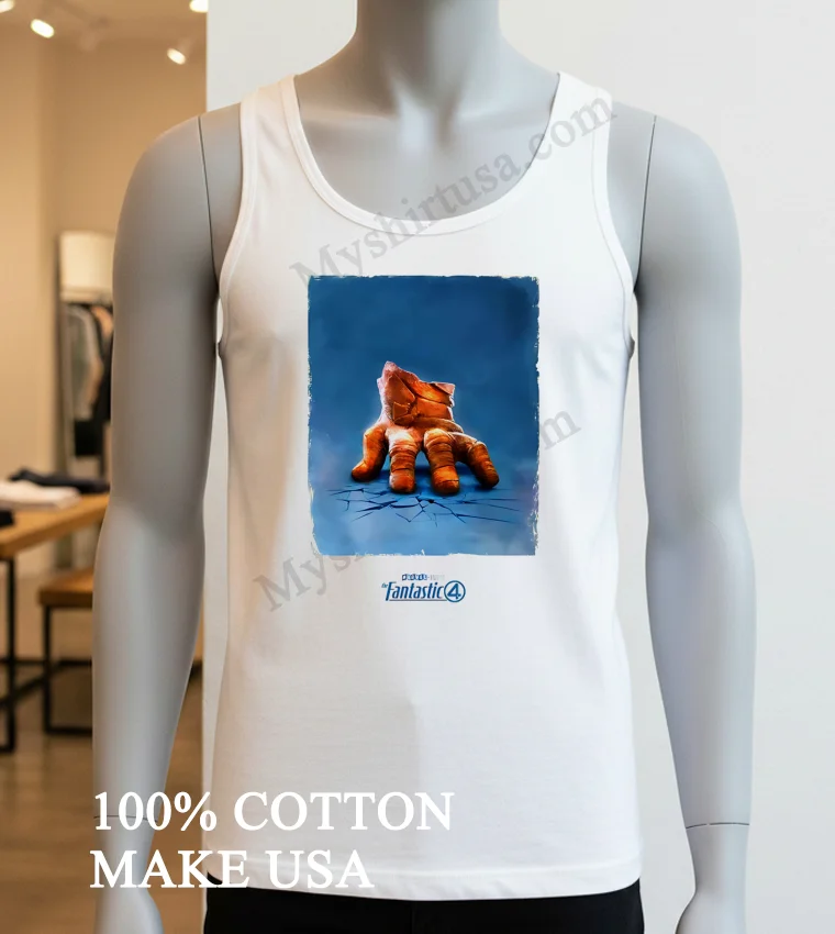 The Fantastic 4 First Steps The Thing Marvel Studio Shirt White T Shirt 3