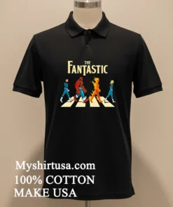 The Fantastic Four Superhero Team Walking Shirt