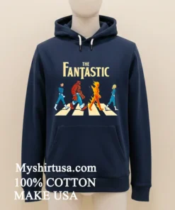 The Fantastic Four Superhero Team Walking Shirt