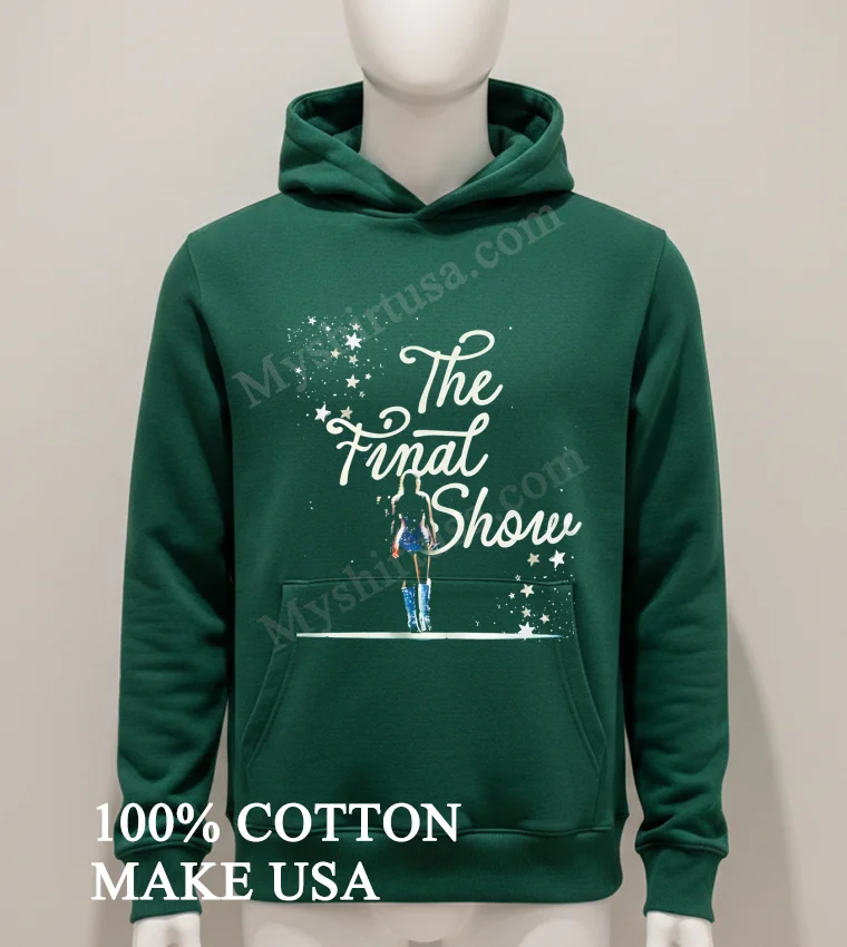 The Final Show Swift Eras Tour Silhouette Starry Background Shirt - hoodie-shirt The Final Show Swift Eras Tour Silhouette Starry Background Shirt Hoodie Shirt