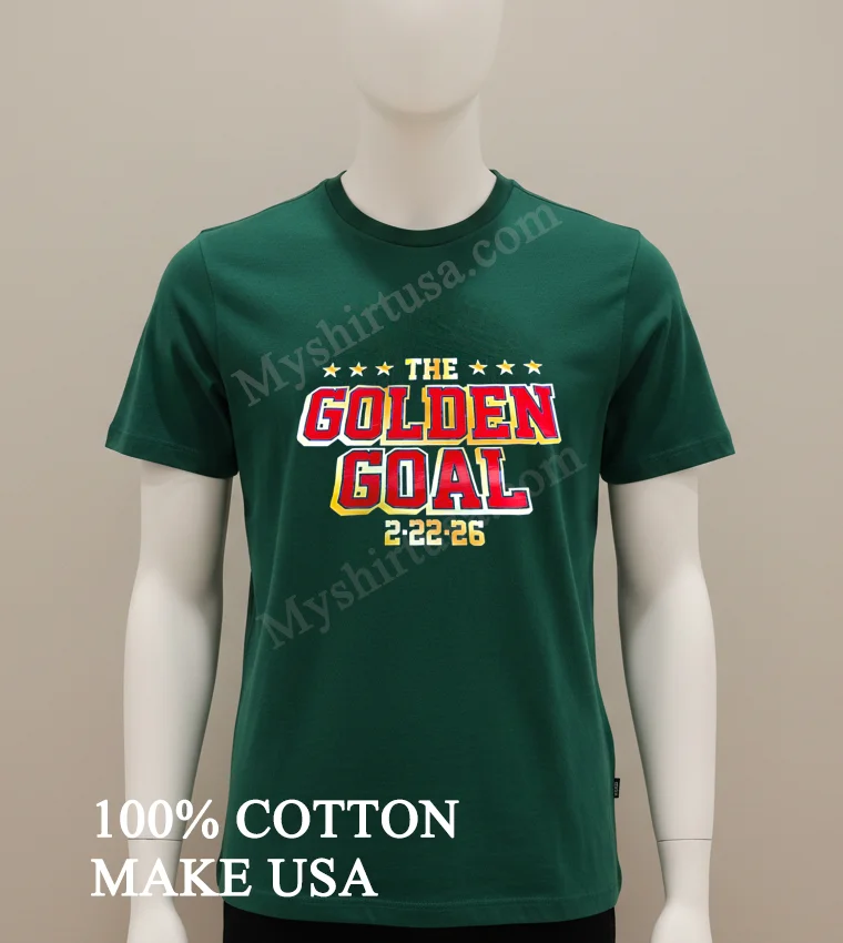 The Golden Goal Stars 2 22 26 Commemorative Sports Shirt Green Shirt