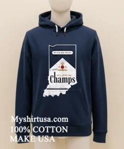 The Hoosiers Are Flippin Champs Map Shirt