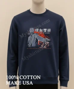 The Killer John Woo Film Vicious Hitman Chow Yun Fat funny america t-shirts