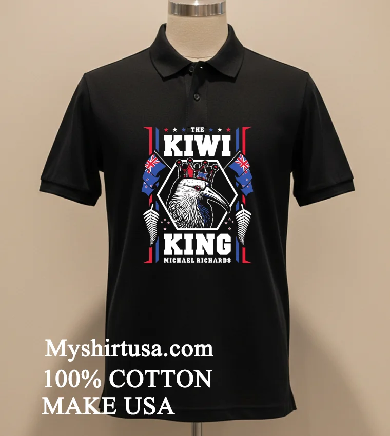 The Kiwi King Michael Richards Shirt - balck-shirt The Kiwi King Michael Richards Shirt Balck Shirt