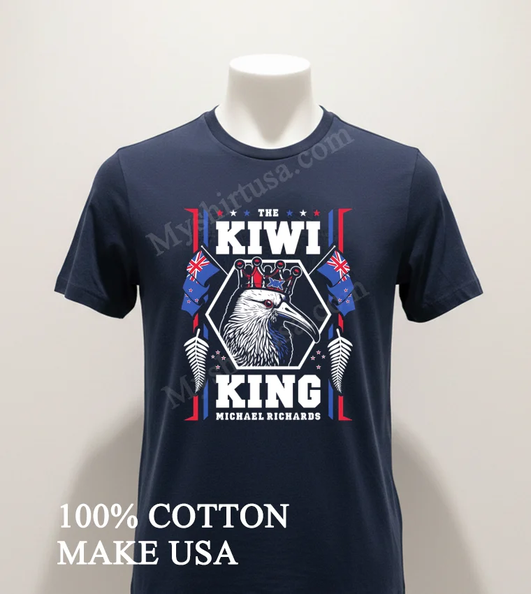 The Kiwi King Michael Richards Shirt Navy Shirt