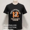 The Legend Of 12 Francisco Lindor New York Mets Shirt Balck Shirt