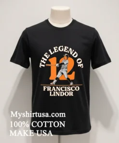 The Legend Of 12 Francisco Lindor New York Mets funny america t-shirts