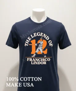 The Legend Of 12 Francisco Lindor New York Mets funny america t-shirts