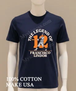 The Legend Of 12 Francisco Lindor New York Mets funny america t-shirts