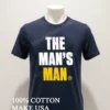 The Mans Man Seth Rollins Yellow Text Logo Shirt Navy Shirt 1