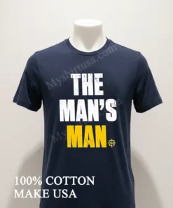 The Man S Man Seth Rollins Yellow Text Logo funny america t-shirts