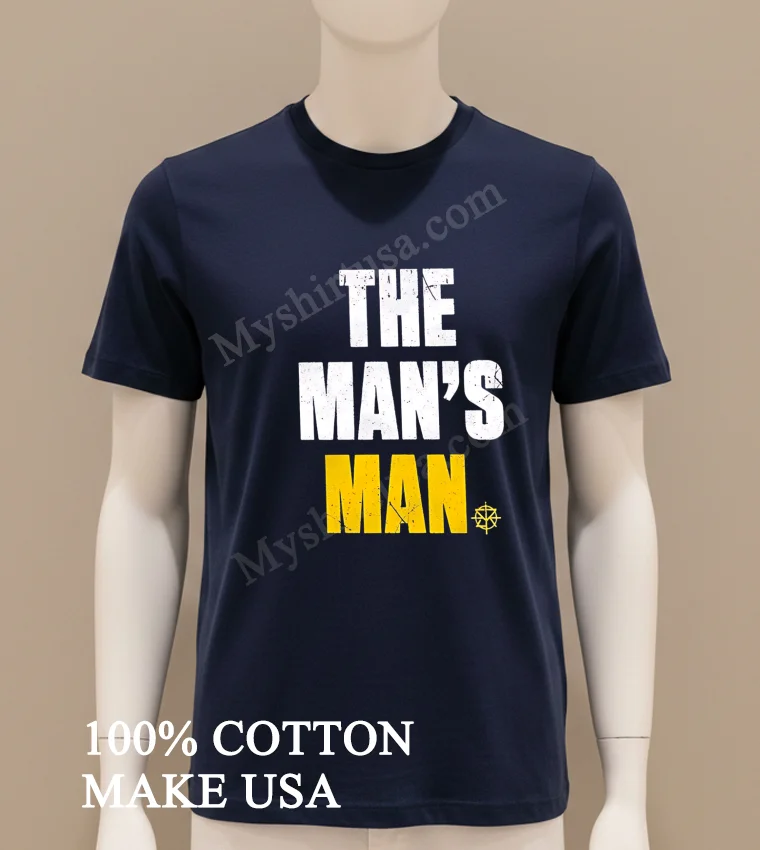 The Man S Man Seth Rollins Yellow Text Logo funny america t-shirts - navy-shirt The Mans Man Seth Rollins Yellow Text Logo Shirt Navy Shirt