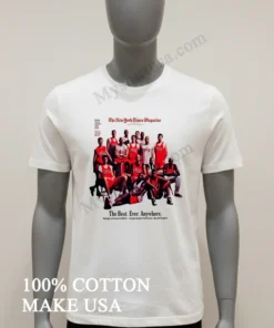 The New York Times Magazine Chicago Bulls Team funny america t-shirts