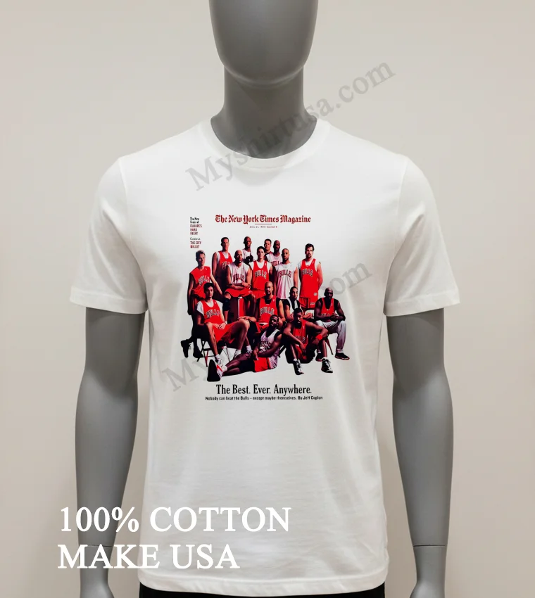 The New York Times Magazine Chicago Bulls Team Shirt White T Shirt 1